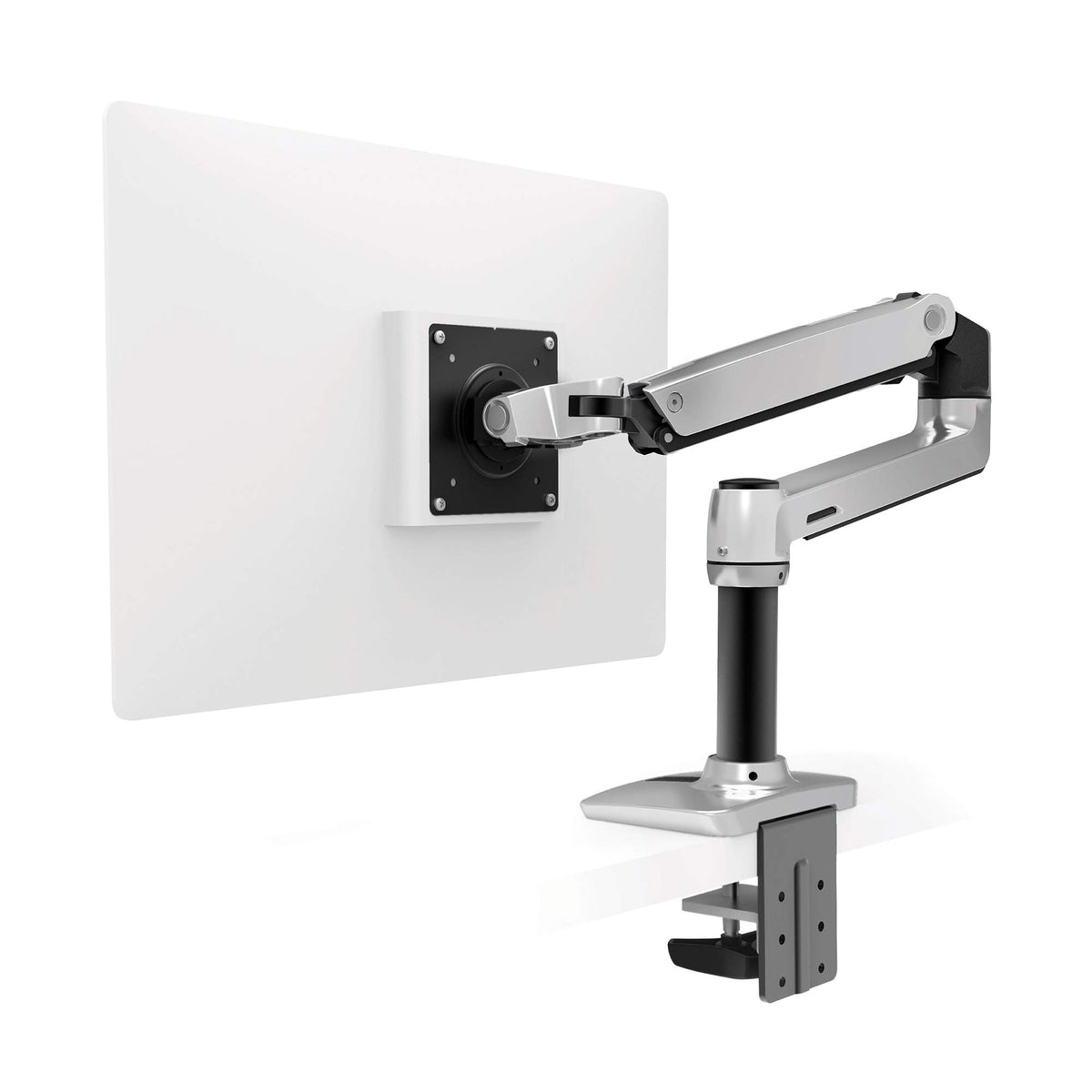 Ergotron – LX Monitor Arm, Single Monitor Desk Mount – fits Flat Curved Ultrawide Computer Monitors up to 34 Inches, 7 to 25 lbs, VESA 75x75mm or 100x100mm – Polished Aluminum