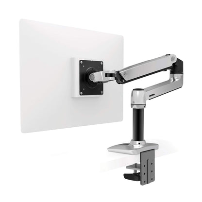 Ergotron – LX Monitor Arm, Single Monitor Desk Mount – fits Flat Curved Ultrawide Computer Monitors up to 34 Inches, 7 to 25 lbs, VESA 75x75mm or 100x100mm – Polished Aluminum