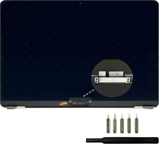Replacement for Mac14,2 MacBook Air 13.6" M2 2022 A2681 EMC 4074 MLXW3 MLXX3 MLXY3 MLY03 MLY13 MLY23 MLY33 MLY43 13.6 inches 2560x1664 Full LCD Screen Complete Assembly (Starlight)