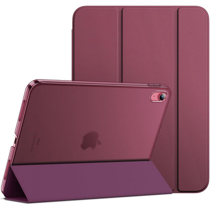 JETech Case for iPad (A16) 11th Generation 11 Inch 2025 / iPad 10th Generation 10.9 Inch 2022, Slim Smart Cover with Hard PC Translucent Back, Supports Touch ID, Auto Wake/Sleep (Navy Blue)