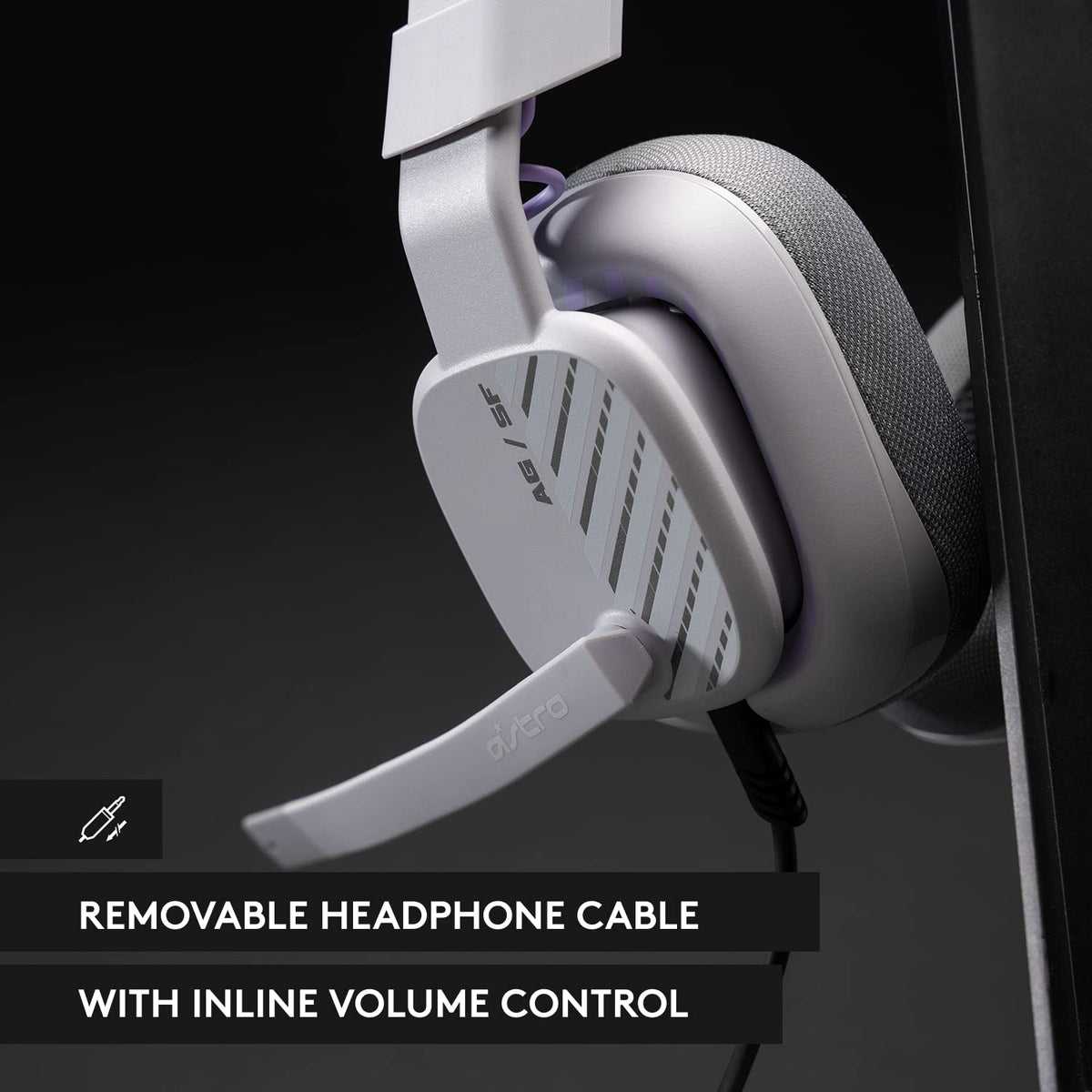 Logitech G Astro A10 Gen 2 Cross-Platform Wired Gaming Headset for PlayStation 5/4, Xbox S|X, Nintendo Switch, PC: 3.5mm Headphone Jack, 32mm Drivers, Flip-to-Mute Mic, Over-Ear - Grey