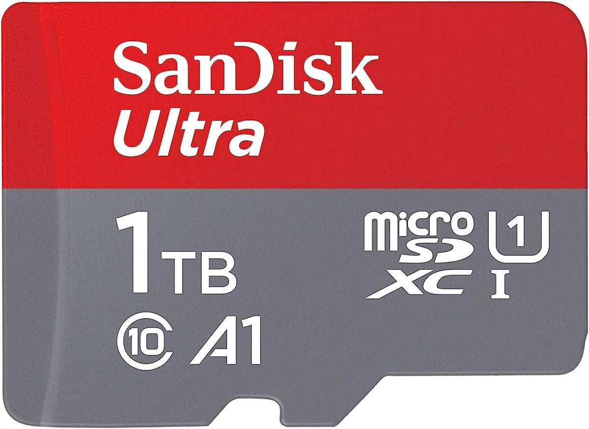 SANDISK 256GB Ultra microSD Card + Adapter, Up to 150MB/s Read Speeds