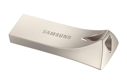 SAMSUNG BAR Plus 3.1 USB Flash Drive, 128GB, 400MB/s, Rugged Metal Casing, Storage Expansion for Photos, Videos, Music, Files, MUF-128BE4/AM, Titan Grey