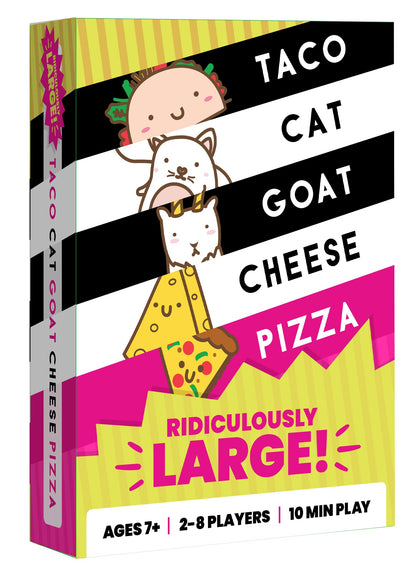 Taco Cat Goat Cheese Pizza Wildly Entertaining Card Game for Family and Group Game Night | Easy to Learn and Play with 10-15 Minute Rounds | Fun for Kids, Teens, Adults, and Families | 2-8 Players