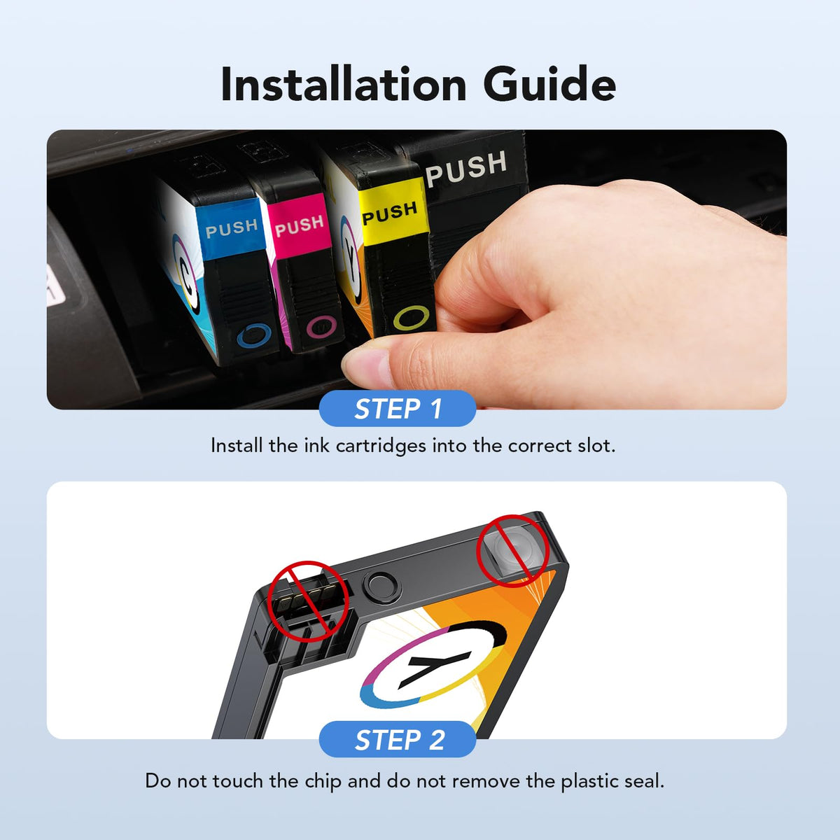 962XL Ink Cartridges Combo Pack Compatible Replacement for HP 962XL 962 Ink Cartridges to Use with HP OfficeJet Pro 9010 9012 9014 9015 9016 9018 9020 9022 9025 Printer (1BK/1C/1M/1Y, 4 Pack)