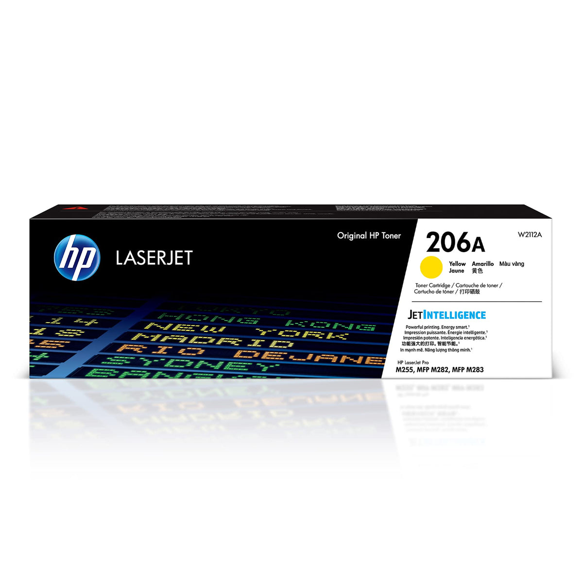 HP 206A Black Toner Cartridge | Works with Color LaserJet Pro M255,MFP M282,M283 Series | W2110A,(Pack of 2)