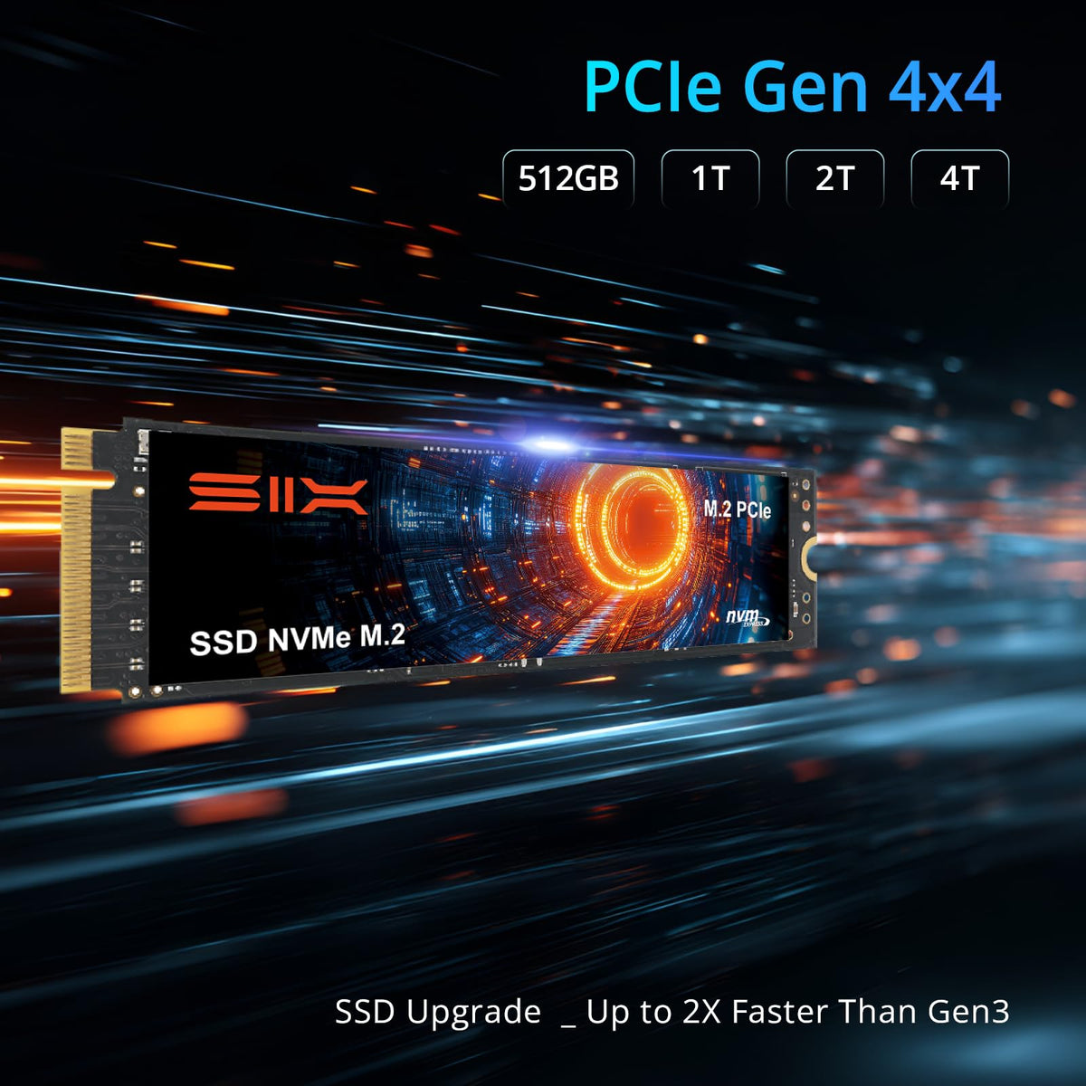SIX NVME M.2 SSD PCIe 4.0-1TB m.2 2280 ssd, Read UP to 7350MB/s 1TB for Gaming PS5 Memory Storage Expansion with Heatsink, Internal Solid State Hard Drive PCIe gen 4x4 Nvme for Laptop Desktop pc