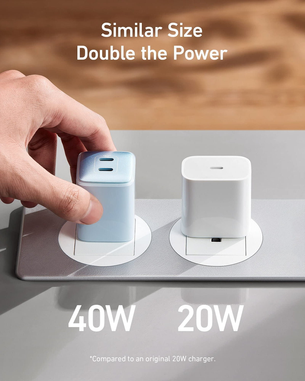 Anker USB C Charger 40W, 521 Charger (Nano Pro), PIQ 3.0 Durable Compact Fast Charger (Not Foldable) for iPhone 14/14 Plus/14 Pro/14 Pro Max/13, Galaxy, Pixel 4/3, iPad/iPad mini (Cable Not Included)