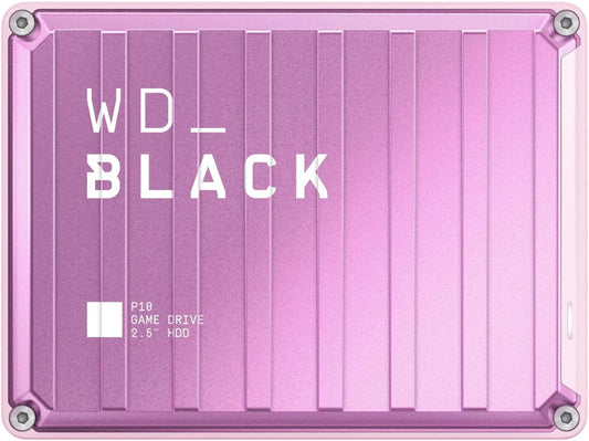 WD_Black 6TB Pink P10 Game Drive Portable External Hard Drive HDD, Works with PlayStation, Xbox, & PC - WDBZ7D0060BPK-WESN