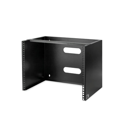 StarTech.com 6U Wall Mount Network Rack - 14 Inch Deep (Low Profile) - 19" Patch Panel Bracket for Shallow Server and IT Equipment, Network Switches - 44lbs/20kg Weight Capacity, Black (WALLMOUNT6)
