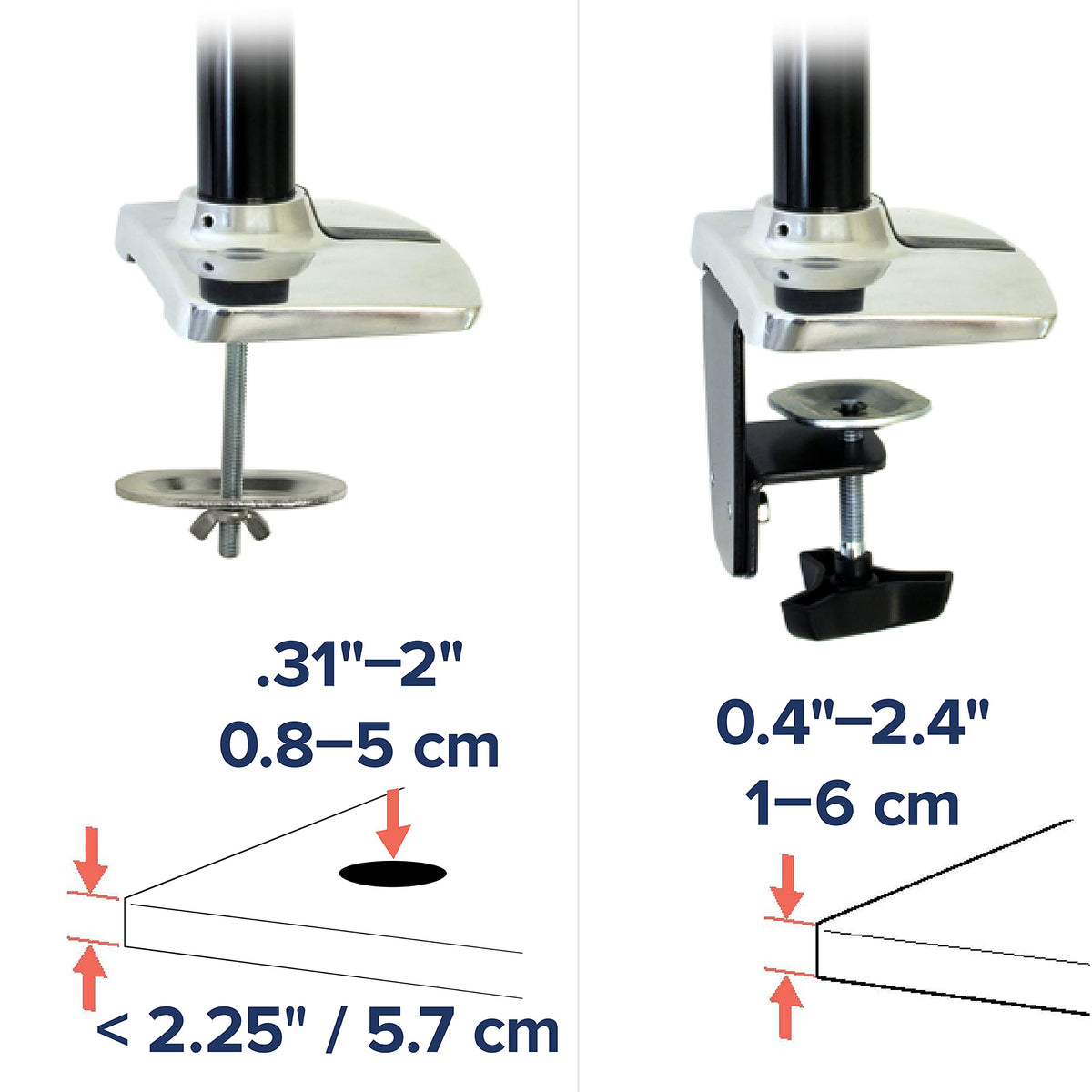 Ergotron – LX Monitor Arm, Single Monitor Desk Mount – fits Flat Curved Ultrawide Computer Monitors up to 34 Inches, 7 to 25 lbs, VESA 75x75mm or 100x100mm – Polished Aluminum