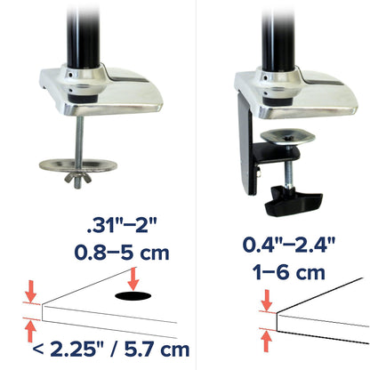 Ergotron – LX Monitor Arm, Single Monitor Desk Mount – fits Flat Curved Ultrawide Computer Monitors up to 34 Inches, 7 to 25 lbs, VESA 75x75mm or 100x100mm – Polished Aluminum