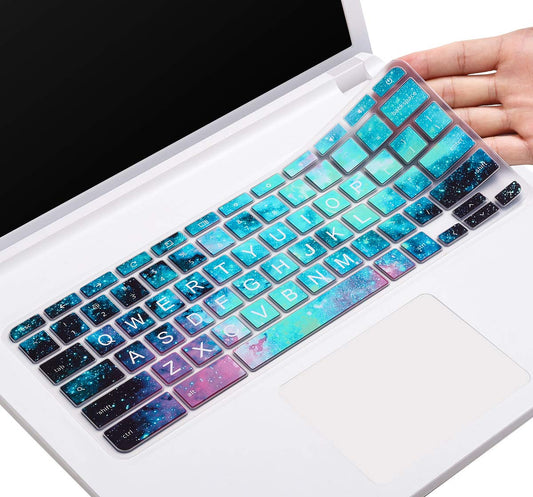 CaseBuy Keyboard Cover for Acer Chromebook Spin 311 R11 511 512 CP311 C738T CB512 /Chromebook Spin 13 713 CP713 CB5-312T/Acer Chromebook 14 314 514/Chromebook 15 CB3 CB5 CP315 CB515, Blue Star