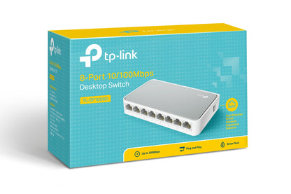 Learning Resources TL-SF1005D TP-Link 5-Port Fast Ethernet Unmanaged Switch | Plug and Play | Desktop