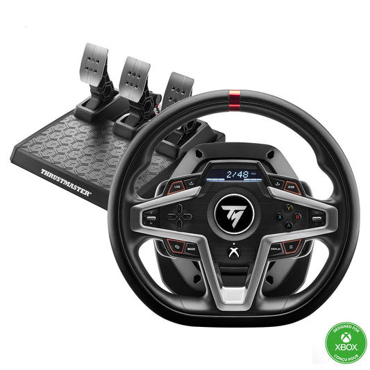 Thrustmaster T248R Racing Wheel & Magnetic Pedals for PS5, PS4 & PC – 3.1 Nm Hybrid Drive Force Feedback, Magnetic Paddle Shifters and Interactive LCD Display