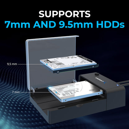 SABRENT USB 3.0 to SATA Hard Drive Docking Station, 2.5/3.5in (EC-DFLT)