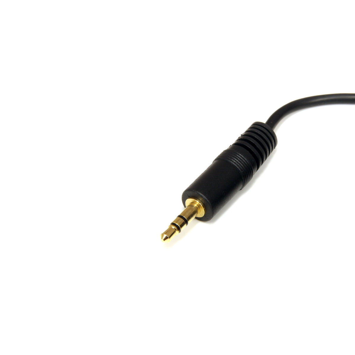 StarTech.com 15 ft. (4.6 m) 3.5mm Audio Cable - 3.5mm Slim Audio Cable - Gold Plated Connectors - Male/Male - Aux Cable (MU15MMS), Black