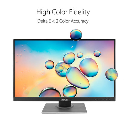 ASUS ProArt Display PA278QV 27” WQHD (2560 x 1440) Monitor, 100% sRGB/Rec. 709 ΔE < 2, IPS, DisplayPort HDMI DVI-D Mini DP, Calman Verified, Eye Care, Anti-Glare, Tilt Pivot Swivel Height Adjustable
