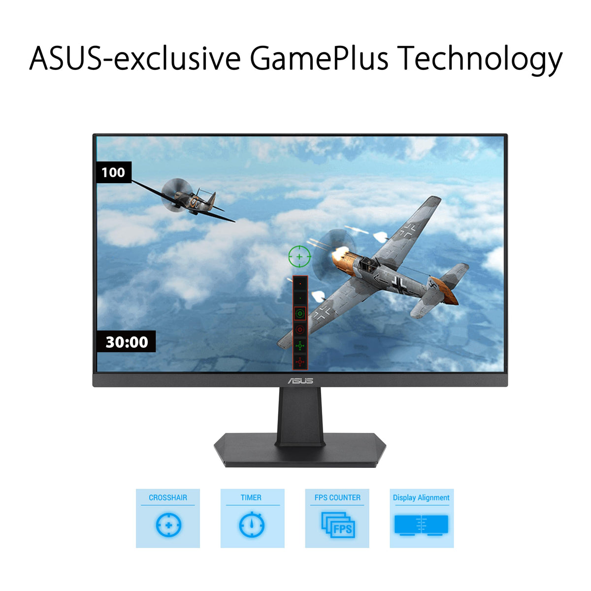 ASUS 27 Inch Desktop Monitor - Full HD (1920 x 1080), IPS, 75Hz, Adaptive-Sync, HDMI, D-Sub, Frameless - VA27EHE