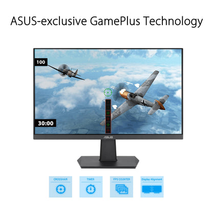 ASUS 27 Inch Desktop Monitor - Full HD (1920 x 1080), IPS, 75Hz, Adaptive-Sync, HDMI, D-Sub, Frameless - VA27EHE
