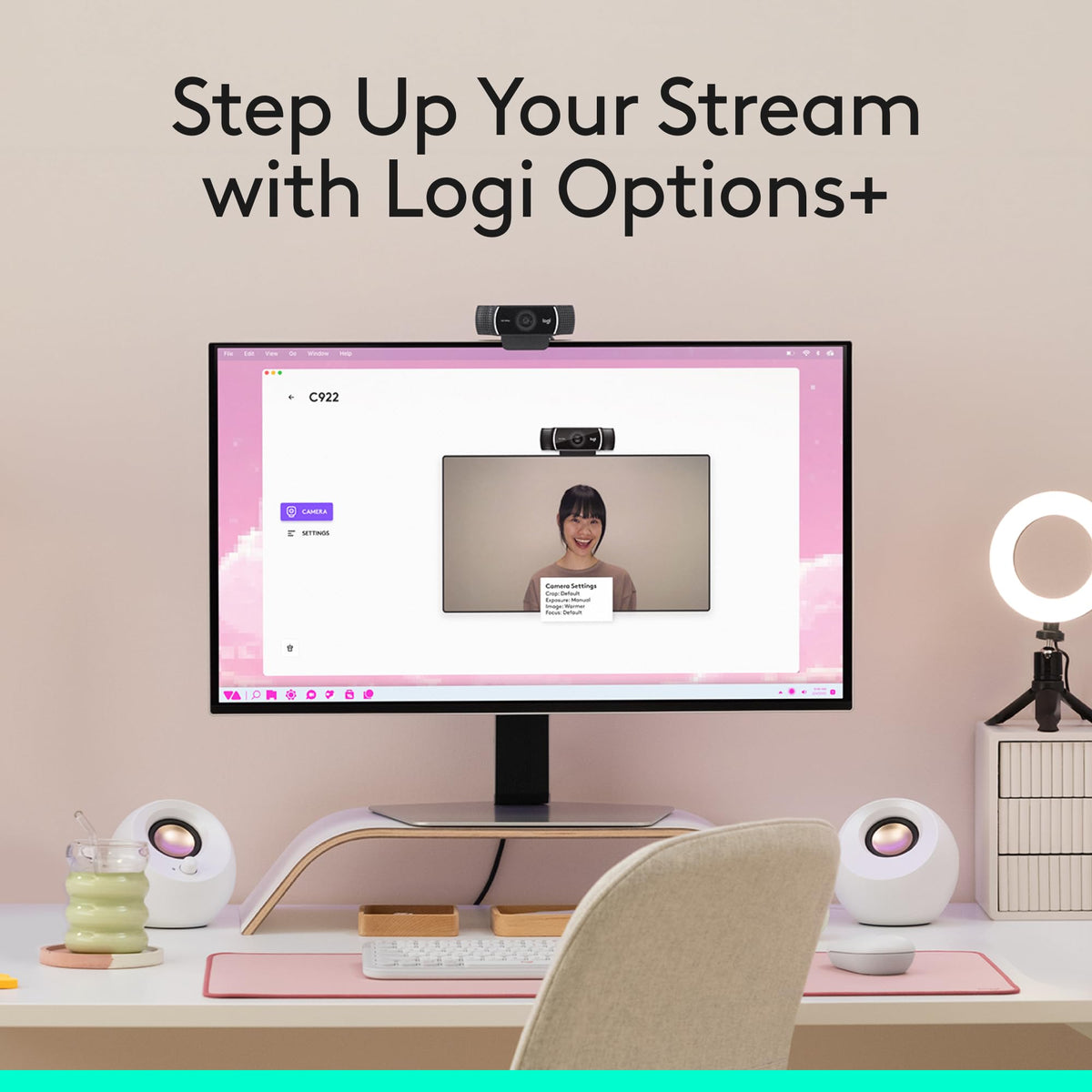 Logitech C920x HD Pro PC Webcam, Full HD 1080p/30fps Video, Clear Audio, HD Light Correction, Works with Microsoft Teams, Google Meet, Zoom, Nintendo Switch 2’s new GameChat Mode, Mac/Tablet- Black