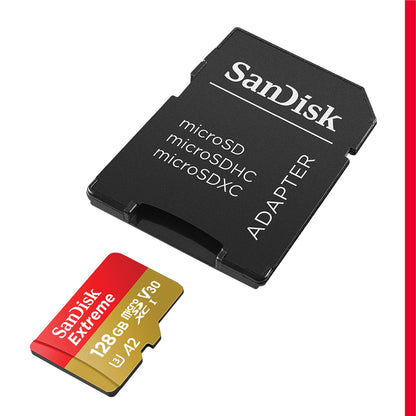 SANDISK 256GB Extreme microSD Card + Adapter, Up to 190MB/s Read Speeds