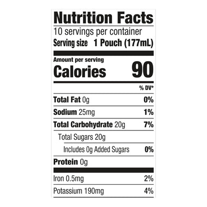 Capri Sun 100% Fruit Punch, Berry & Apple Juice Variety Pack Ready-to-Drink Juice (40 Pouches, 4 Boxes of 10)