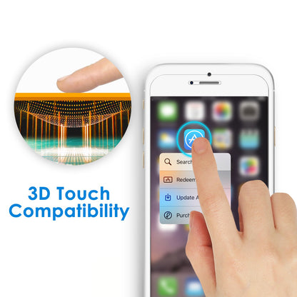 JETech Screen Protector for iPhone 15 6.1-Inch, Bubble Free, Tempered Glass Film with Easy Installation Tool, Case-Friendly, HD Clear, 2-Pack