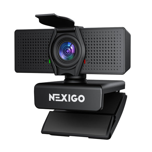 NexiGo N60 1080P Webcam with Microphone, Software Control & Privacy Cover, USB HD Computer Web Camera, Plug and Play, for Zoom/Skype/Teams, Conferencing and Video Calling
