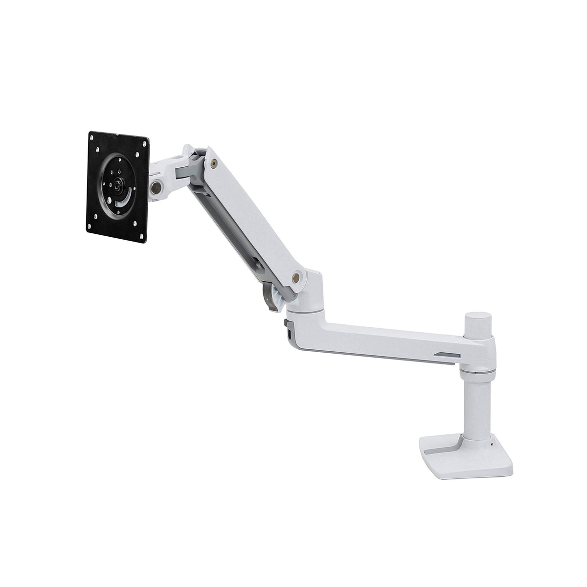 Ergotron – LX Monitor Arm, Single Monitor Desk Mount – fits Flat Curved Ultrawide Computer Monitors up to 34 Inches, 7 to 25 lbs, VESA 75x75mm or 100x100mm – Polished Aluminum