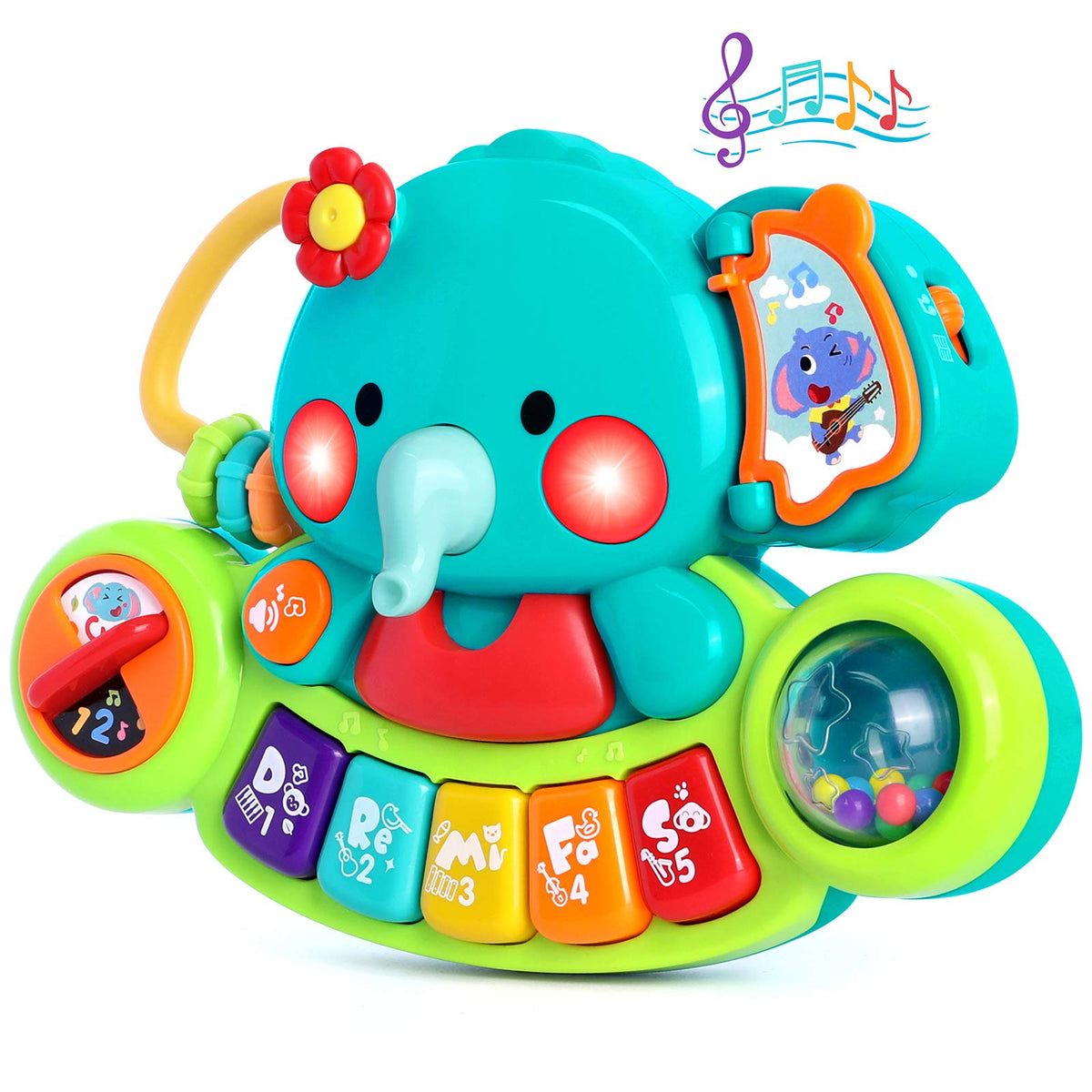 Baby Piano Toy 6 to 12 Months Light Up Music Baby Toys for 6 9 12 18 Months Early Learning Educational Piano Keyboard Infant Babies Girl Toy 1 Year Old Boy Girls Gift