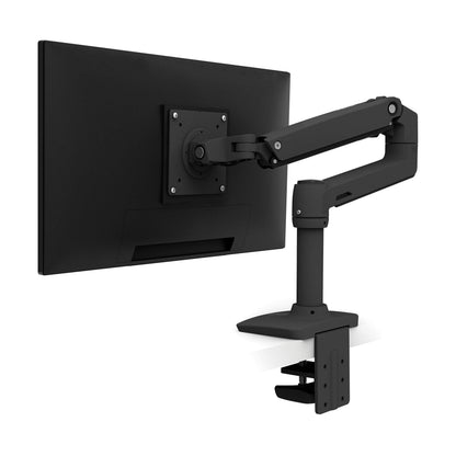Ergotron – LX Monitor Arm, Single Monitor Desk Mount – fits Flat Curved Ultrawide Computer Monitors up to 34 Inches, 7 to 25 lbs, VESA 75x75mm or 100x100mm – Polished Aluminum