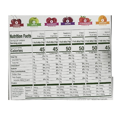 Stretch Island Fruit Leather Snacks Variety Pack, Cherry, Apple, Strawberry, Apricot, Grape, Raspberry, 0.5 Ounce No Added Sugar (Pack of 50) 24.7 Ounce