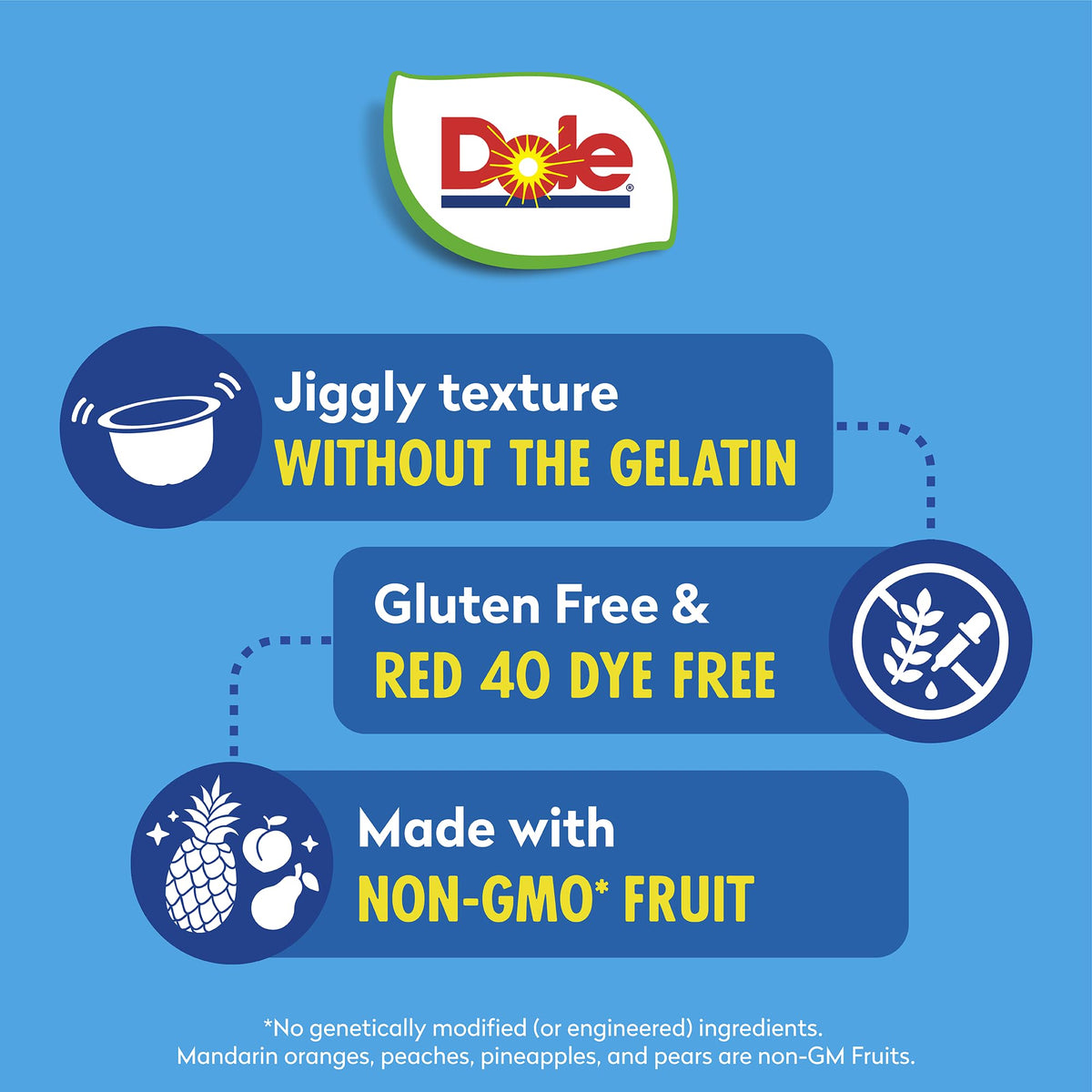 Dole Diced Peaches, Mandarin Oranges, and Cherry Mixed Fruit in 100% Juice Variety Pack - Dole Fruit Bowls Snacks - 4 oz Bowls - 12 Pack