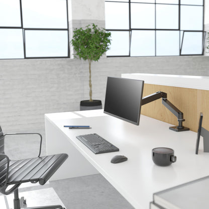 Ergotron – LX Monitor Arm, Single Monitor Desk Mount – fits Flat Curved Ultrawide Computer Monitors up to 34 Inches, 7 to 25 lbs, VESA 75x75mm or 100x100mm – Polished Aluminum
