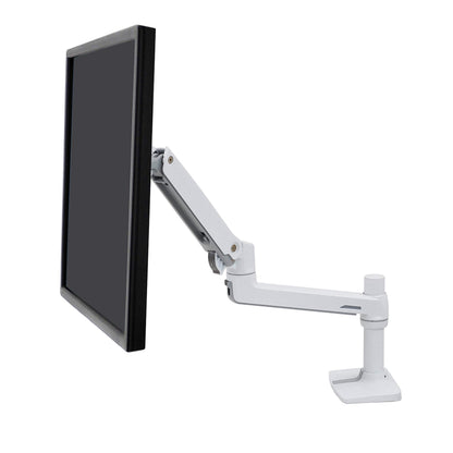 Ergotron – LX Monitor Arm, Single Monitor Desk Mount – fits Flat Curved Ultrawide Computer Monitors up to 34 Inches, 7 to 25 lbs, VESA 75x75mm or 100x100mm – Polished Aluminum