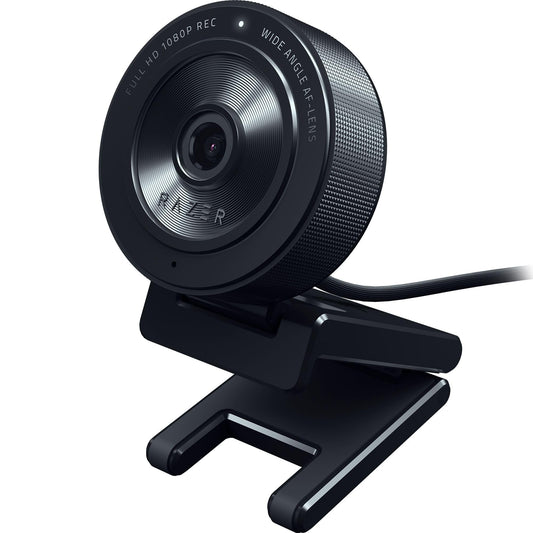 Razer Kiyo Streaming Webcam: 1080p 30 FPS / 720p 60 FPS - Ring Light w/Adjustable Brightness - Built-in Microphone - Advanced Autofocus