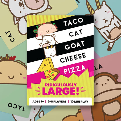 Taco Cat Goat Cheese Pizza Wildly Entertaining Card Game for Family and Group Game Night | Easy to Learn and Play with 10-15 Minute Rounds | Fun for Kids, Teens, Adults, and Families | 2-8 Players