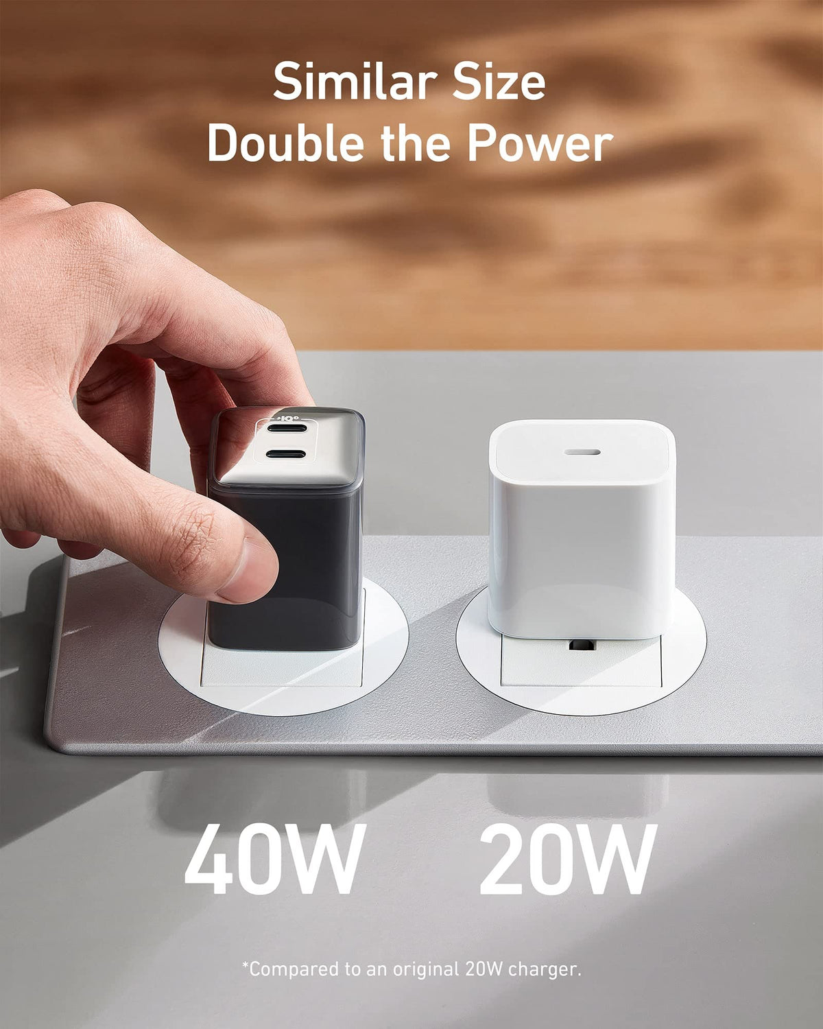 Anker USB C Charger 40W, 521 Charger (Nano Pro), PIQ 3.0 Durable Compact Fast Charger (Not Foldable) for iPhone 14/14 Plus/14 Pro/14 Pro Max/13, Galaxy, Pixel 4/3, iPad/iPad mini (Cable Not Included)