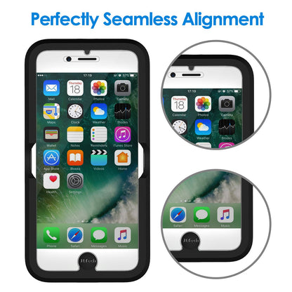 JETech Screen Protector for iPhone 15 6.1-Inch, Bubble Free, Tempered Glass Film with Easy Installation Tool, Case-Friendly, HD Clear, 2-Pack