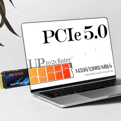 SIX NVME M.2 SSD PCIe 4.0-1TB m.2 2280 ssd, Read UP to 7350MB/s 1TB for Gaming PS5 Memory Storage Expansion with Heatsink, Internal Solid State Hard Drive PCIe gen 4x4 Nvme for Laptop Desktop pc