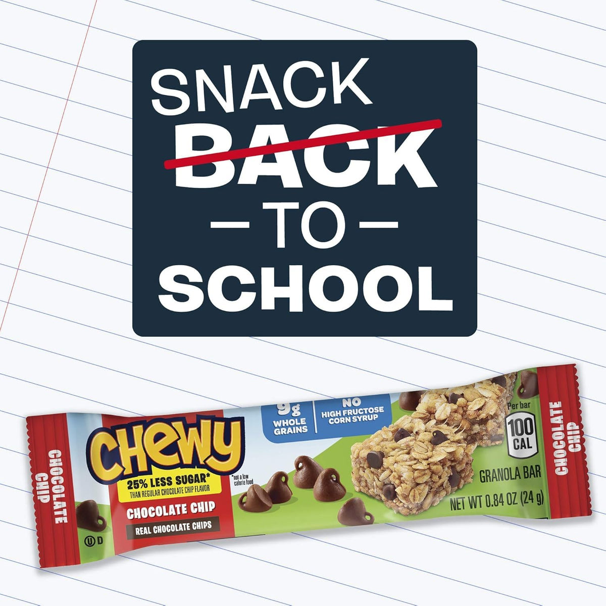 Quaker Chewy Granola Bars, Chewy & Dipps Variety Pack, (58 Bars), Whole Grains, No Artificial Flavors, No Added Colors