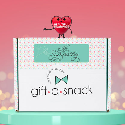 Gift A Snack - Fathers Day Treats Snack Box Variety Pack Care Package + Greeting Card (40 Count) Birthday Sweet Treats Gift Basket, Candies Chips Crackers Bars Office Food Assortments & Variety Gifts