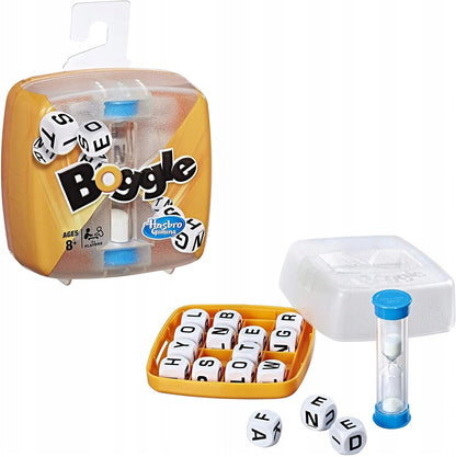 Hasbro Gaming Boggle Classic Game | Word Search Games | Ages 8+ | 1 or More Players | Portable Travel Size | Fun Family Dice Games for Adults and Kids