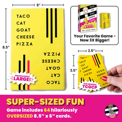 Taco Cat Goat Cheese Pizza Wildly Entertaining Card Game for Family and Group Game Night | Easy to Learn and Play with 10-15 Minute Rounds | Fun for Kids, Teens, Adults, and Families | 2-8 Players