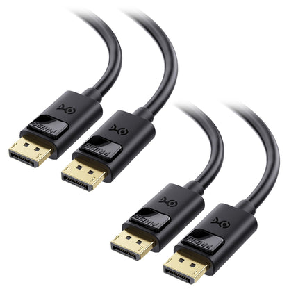 Cable Matters [VESA Certified] 32.4Gbps DisplayPort 1.4 Cable - 6ft, Support 8K 60Hz, 4K 240Hz DisplayPort Cable 1.4 with FreeSync, G-SYNC and HDR for Gaming Monitor, PC, RTX 4080/4090, RX 6800/6900