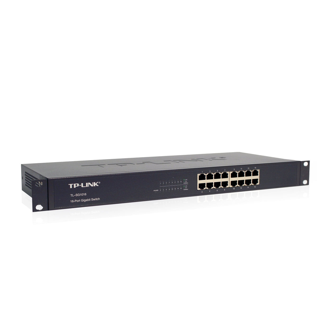 TP-Link TL-SG1024 | 24 Port Gigabit Ethernet Switch | Plug and Play | Sturdy Metal w/Shielded Ports | Rackmount | Fanless | 3 Year Manufacturer Warranty | Unmanaged, Black