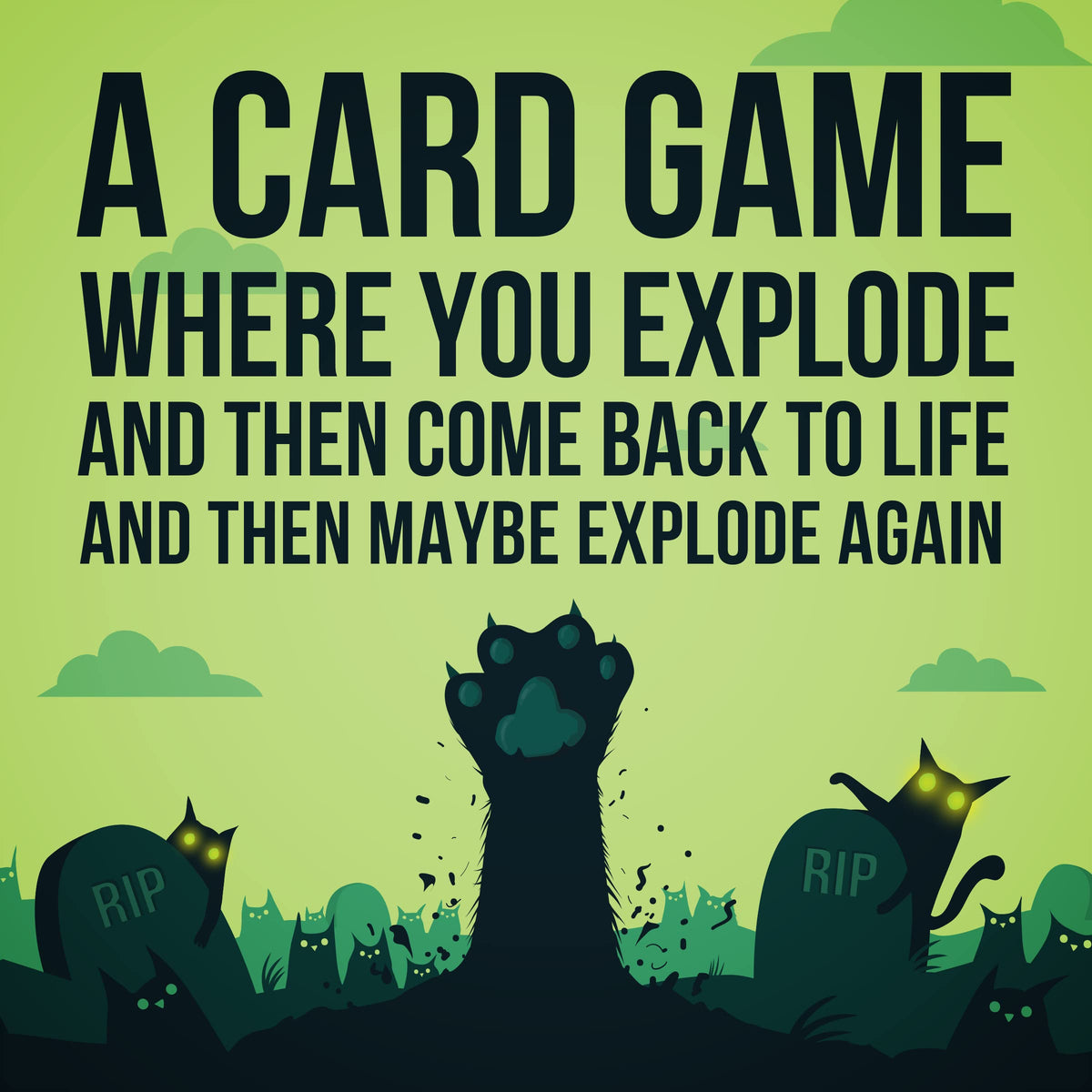 Exploding Kittens Original Edition - 2-5 Players - Ages 7+ - 15 Minutes to Play - High Stakes Card Game - Party Game, Family Game Night, Kid and Adult Card Game
