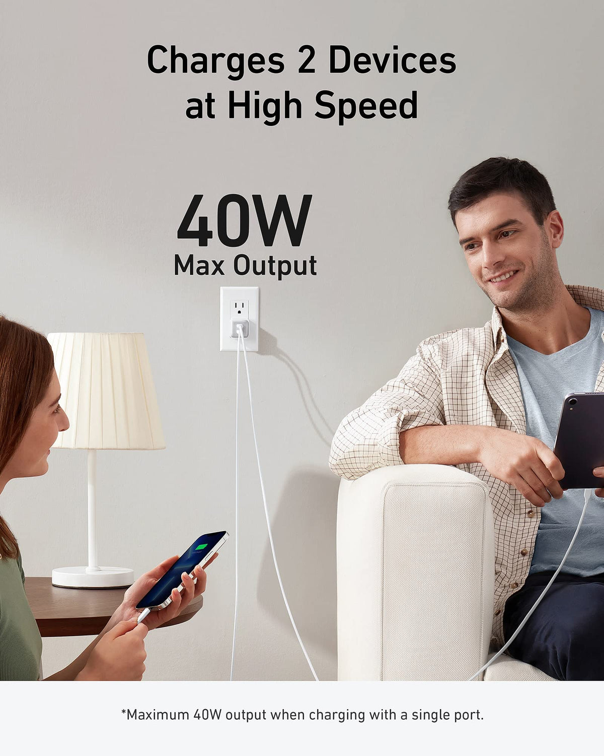 Anker USB C Charger 40W, 521 Charger (Nano Pro), PIQ 3.0 Durable Compact Fast Charger (Not Foldable) for iPhone 14/14 Plus/14 Pro/14 Pro Max/13, Galaxy, Pixel 4/3, iPad/iPad mini (Cable Not Included)