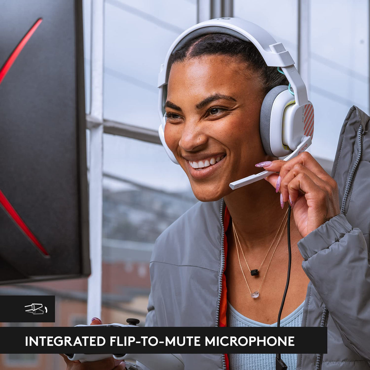 Logitech G Astro A10 Gen 2 Cross-Platform Wired Gaming Headset for PlayStation 5/4, Xbox S|X, Nintendo Switch, PC: 3.5mm Headphone Jack, 32mm Drivers, Flip-to-Mute Mic, Over-Ear - Grey